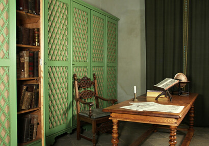 Knihovna Petra Voka, která ve své době čítala téměř 11 000 svazků